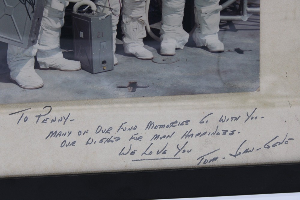 Apollo 10 Crew Signed NASA Photo Framed
