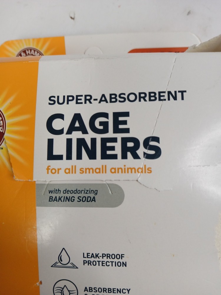 Arm & Hammer Super Absorbent Cage Liners For Small Animals 7 Pack