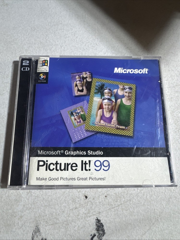 MICROSOFT PICTURE IT! 99 NOTE -