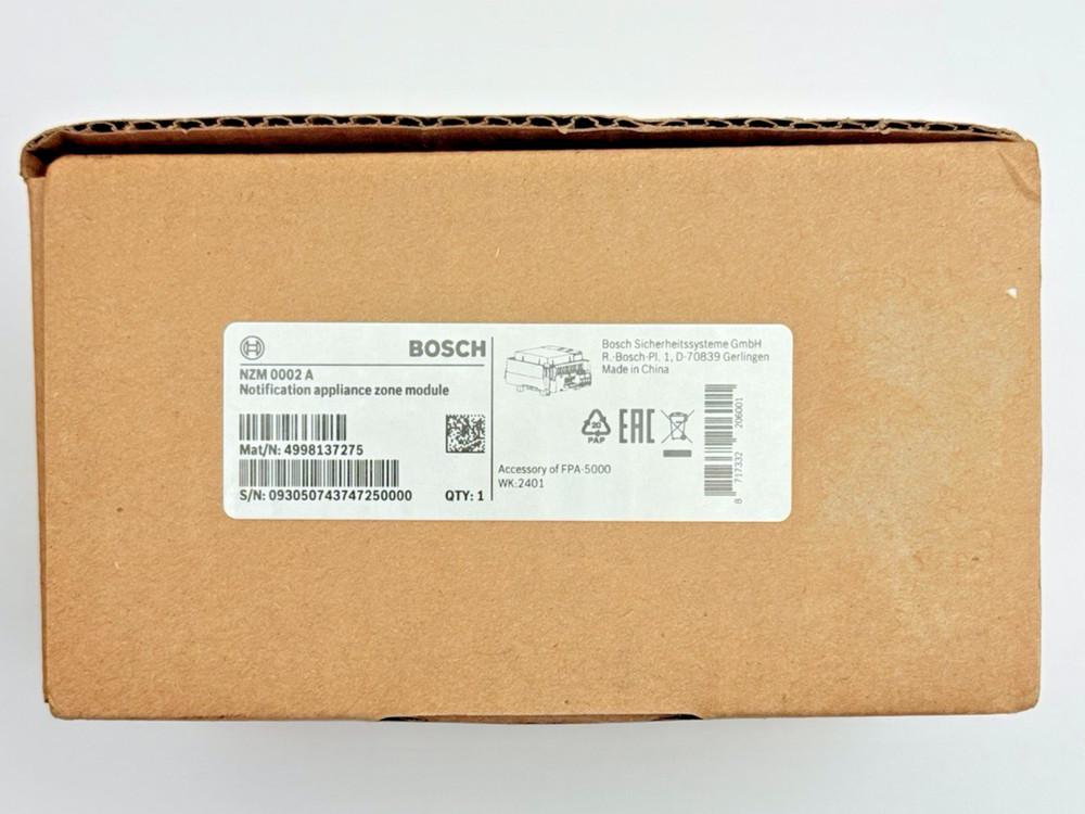 NZM 0002 A, Bosch Notification Appliance Zone Module