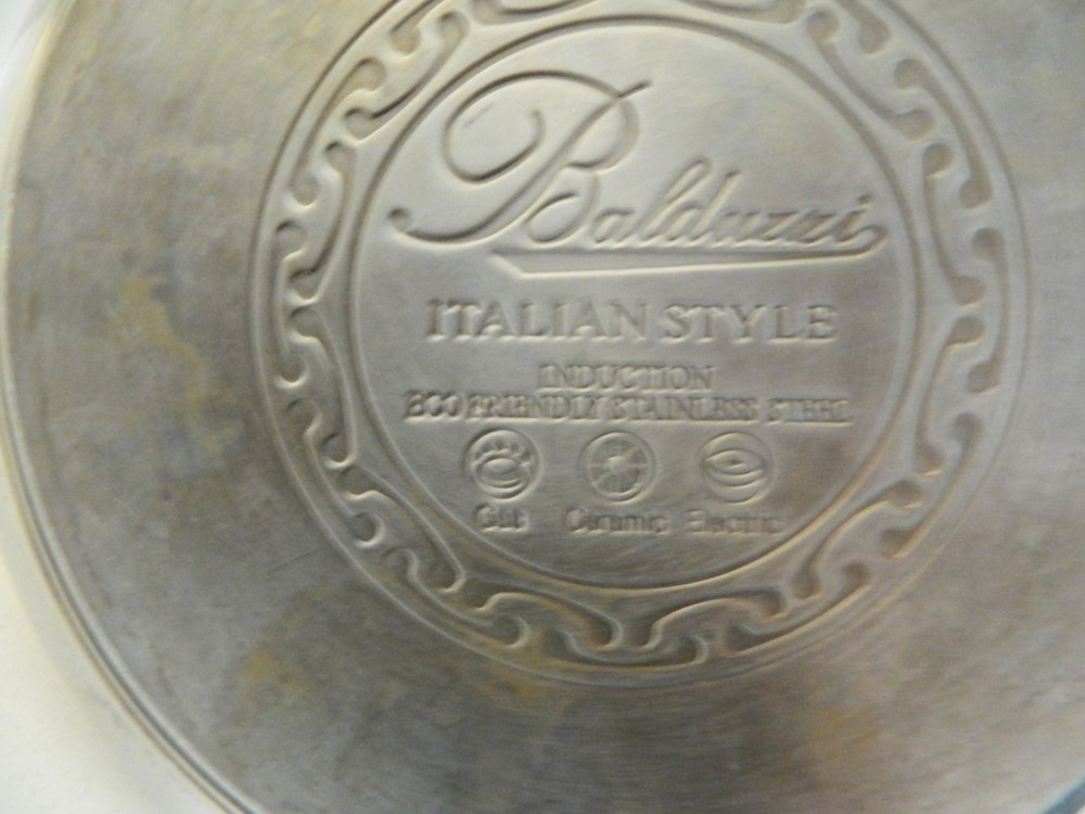 Balduzzi Italian Style Induction Stainless Steel Whistling Tea Kettle EUC