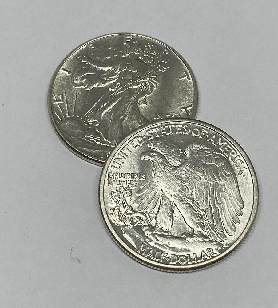 Choice AU - 1940 Walking Liberty Half Dollar - 90% Silver - Almost Uncirculated