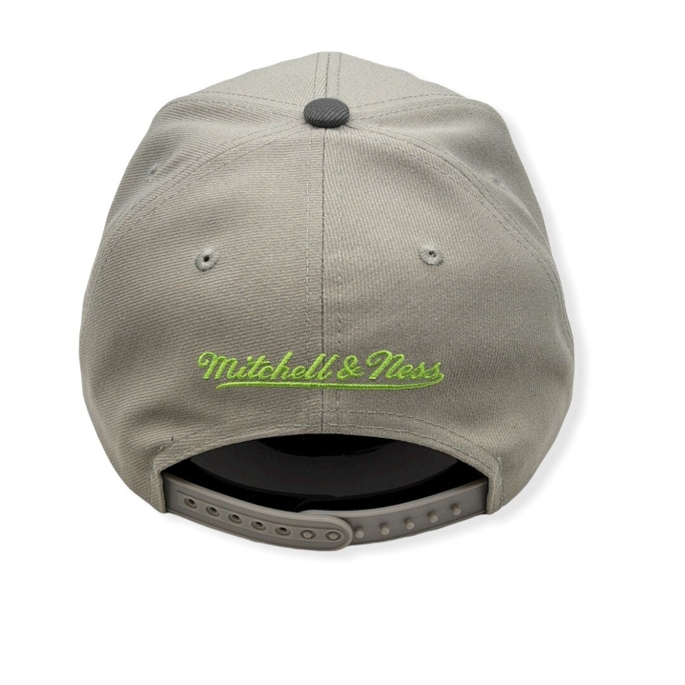 Mitchell & Ness Phoenix Suns Green Bean HWC Grey Adjustable Snapback Hat Cap