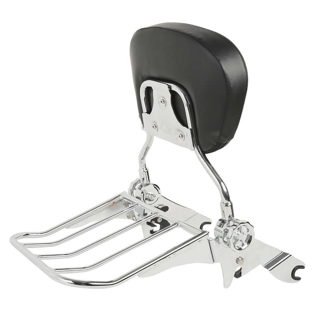 Sissy Bar Backrest Rack Docking Kit Fit For Harley Touring Electra Glide 2014-up