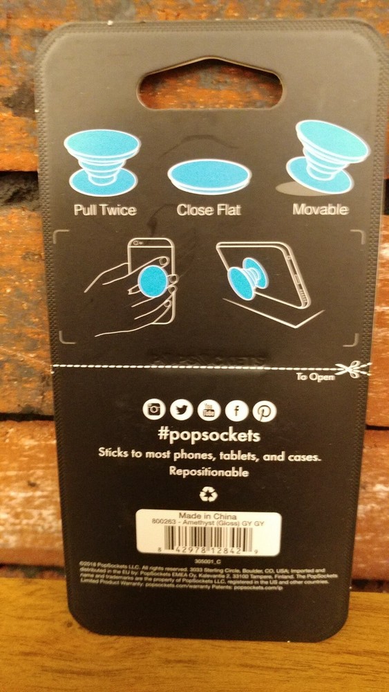 PopSockets Popgrip Phone Holder - Amethyst (Gloss) - 800263