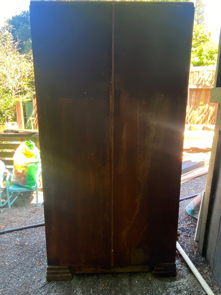Art deco gentelmans steamer trunk