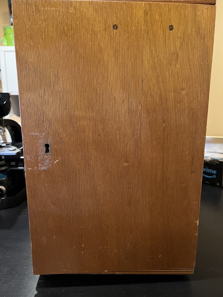 Vintage Steindorff Binocular Microscope with Wooden Case
