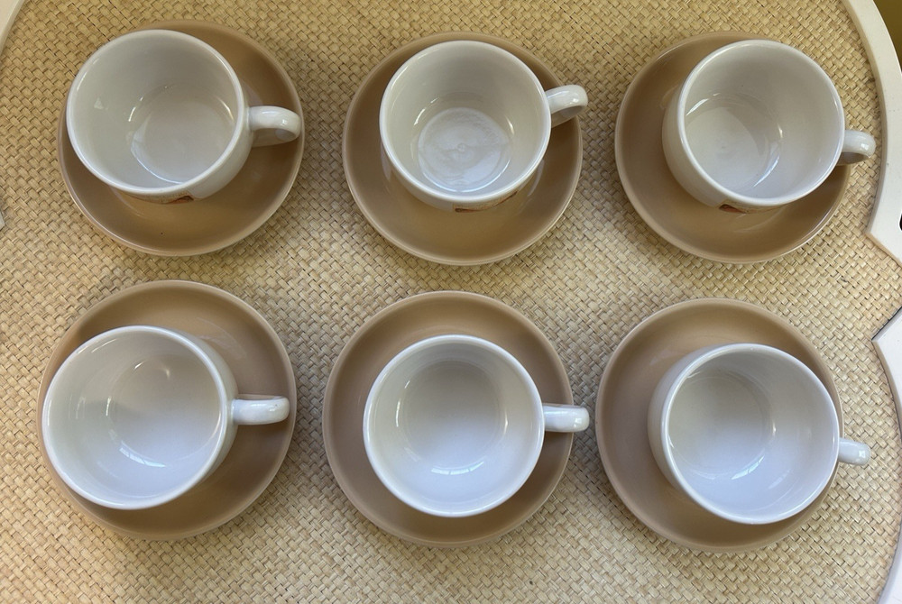 Montefiori Hogar "Butterfly" Cup & Saucer Set(6)