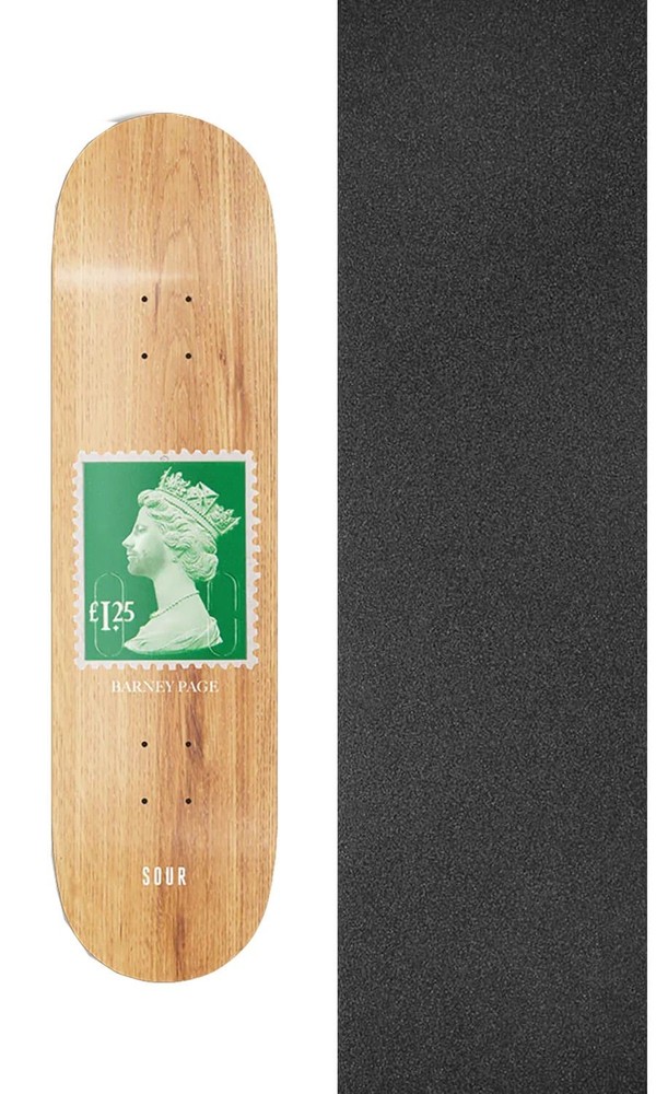 Sour Solution Skateboards Sour Stamp 8.5" Skateboard Deck + griptape