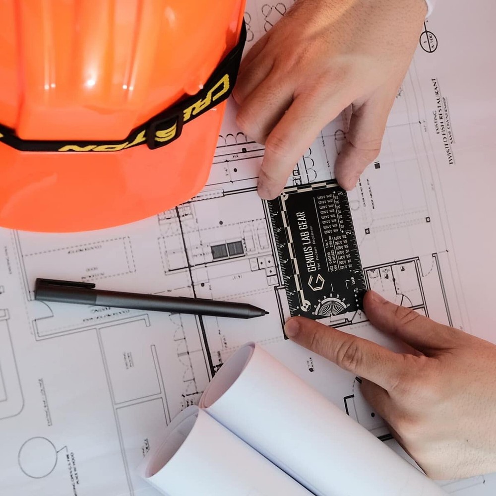 The Pocket Engineer - Wallet Engineering Ruler Scale and Unit Conversion Refe...