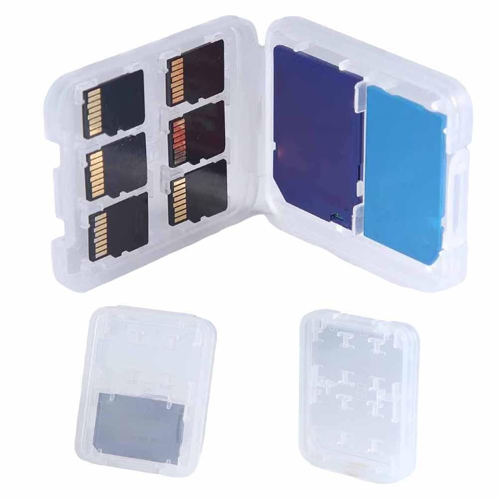 1 PC Protector Holder Micro Box For SD SDHC TF MS Memory Card Storage Case P9