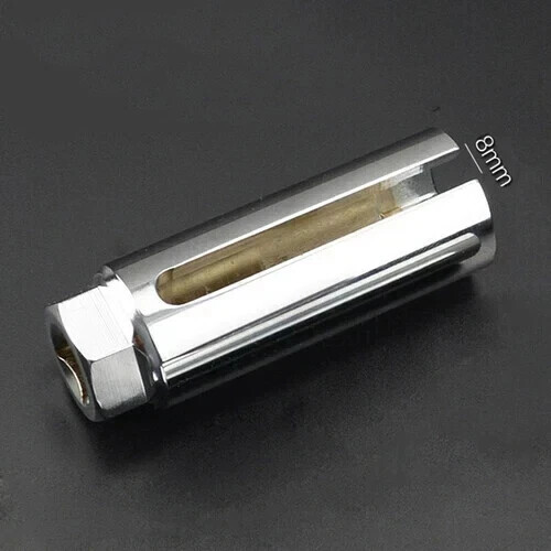 O2 Oxygen Sensor Socket Thread Chaser Set 2PCS O2 Sensor Wrench Removal Tool Kit