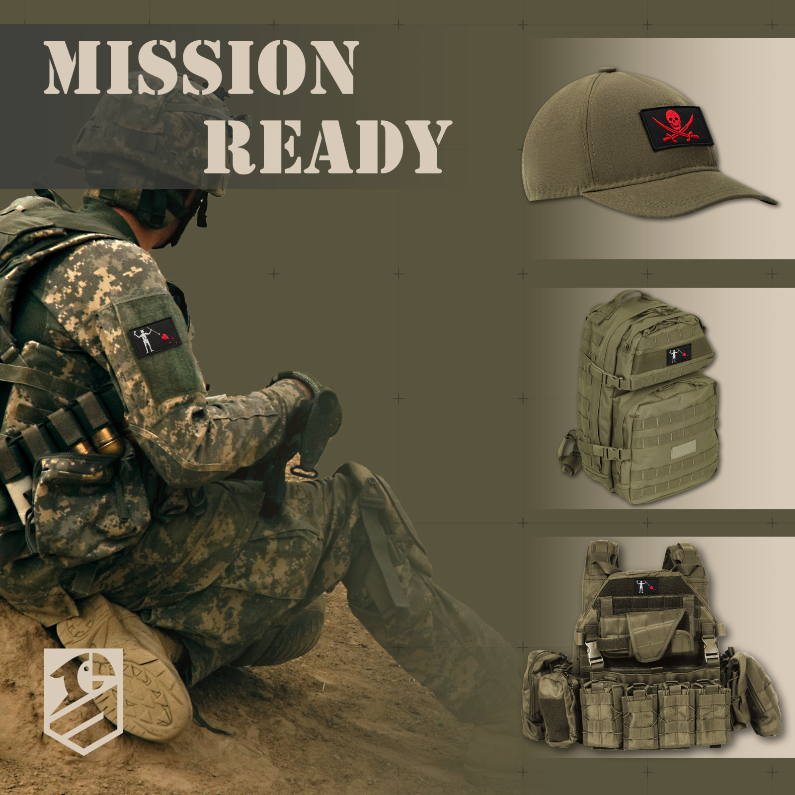 2Pcs Jolly Roger & Blackbeard Edward Teach Patch, Embroidered Pirate Skull