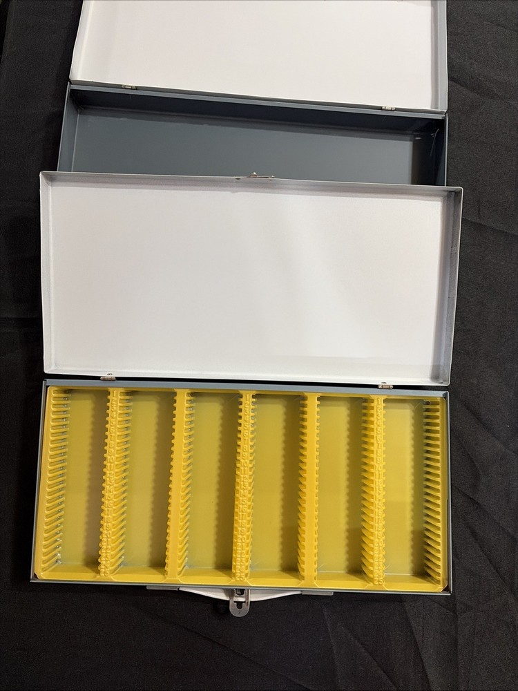 SMITH-VICTOR 35 mm 2x2 slide storage case box (Qty 2)