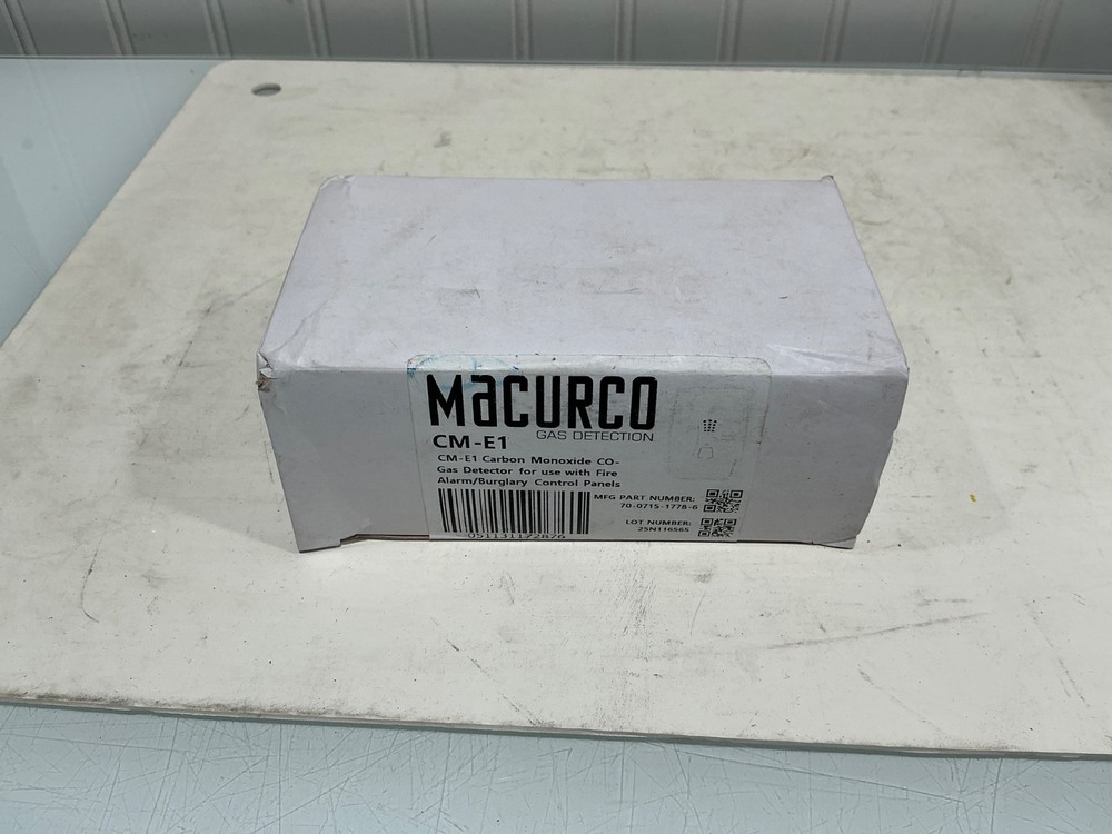 Macurco CM-E1  Carbon Monoxide Detector (Qty 2)