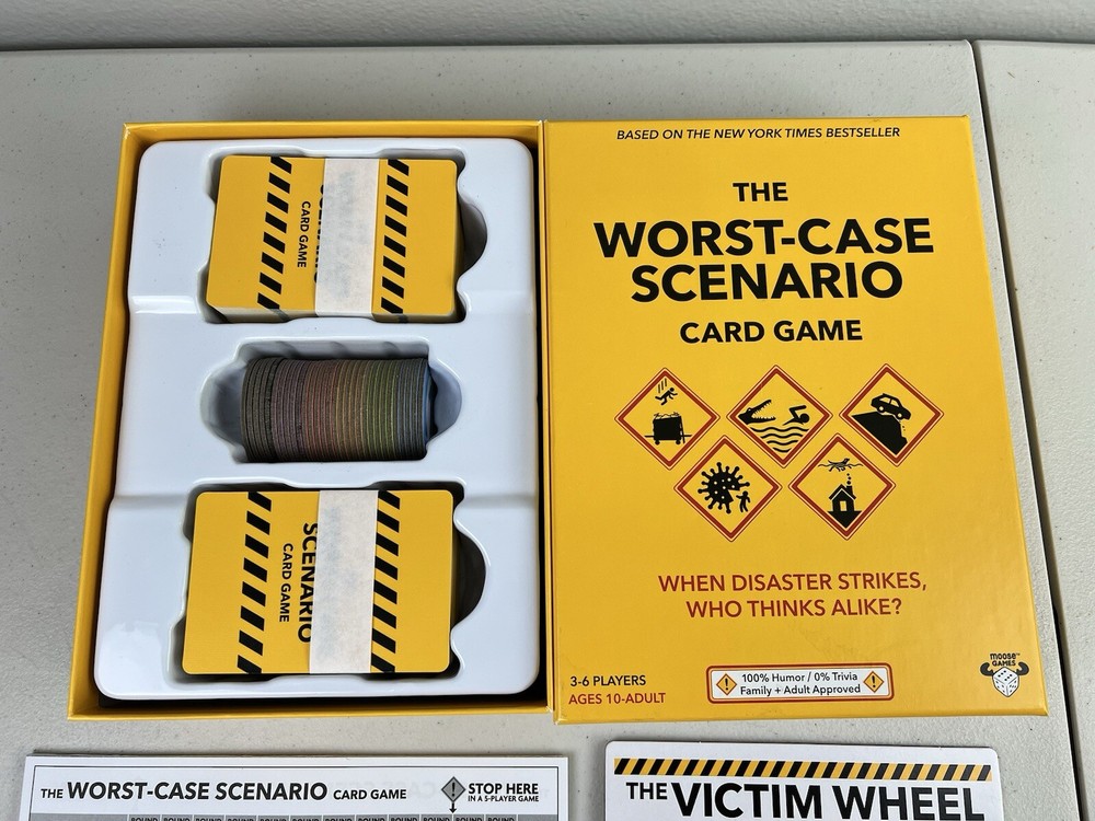 The Worst-Case Scenario Card Game NEW **OPEN BOX**