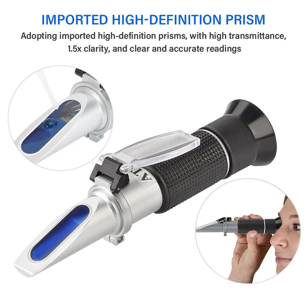Handheld Milk Refractometer with ATC Milk Testing Equipment Scale Range 0-20%