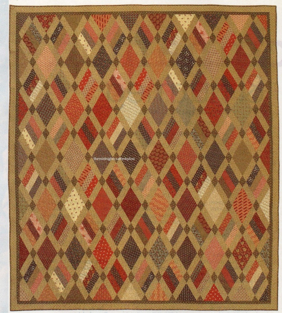 Cinnamon & Nutmeg Quilt Pattern Pieced TL