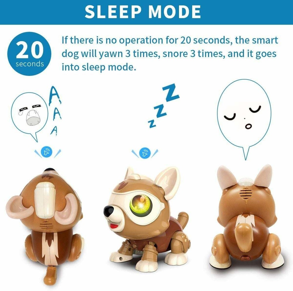 DIY Electronics Pet Dog with Bone, Interactive toy