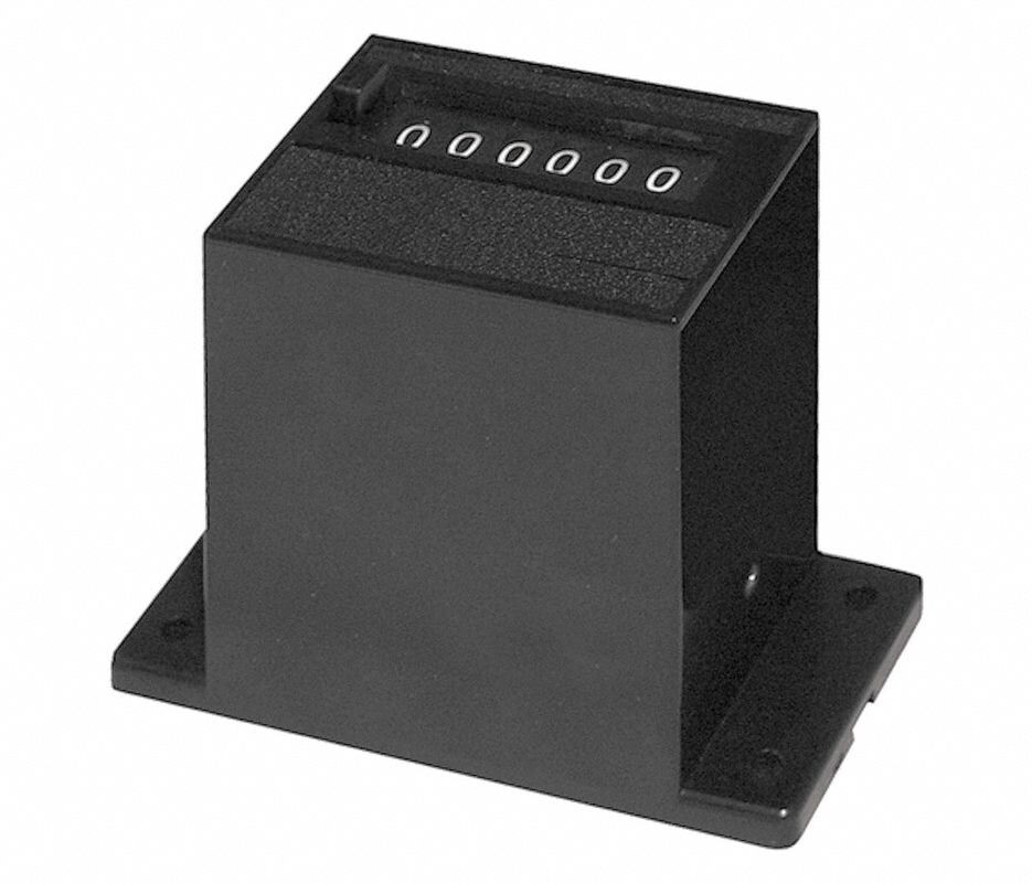 115VAC Accurate 6-Digit Base Mounted Electromechanical Counter