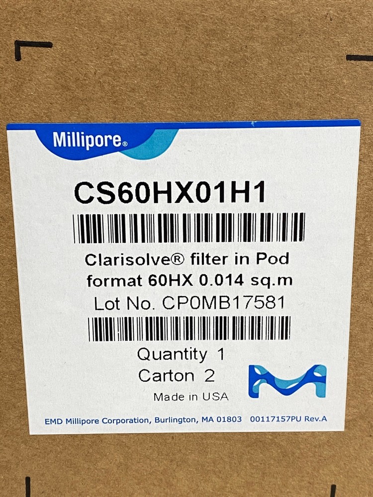 MILLIPORE Clarisolve 60um Pod Depth Filter 0.014m2 (0.15 ft2) CS60HX01H1