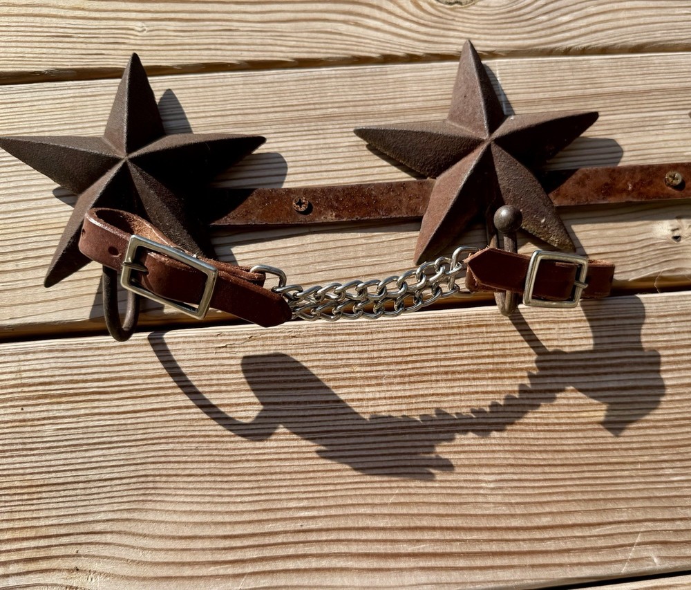 NEW HARNESS LEATHER MEDIUM OIL CURB CHAIN STRAP NICE QUALITY