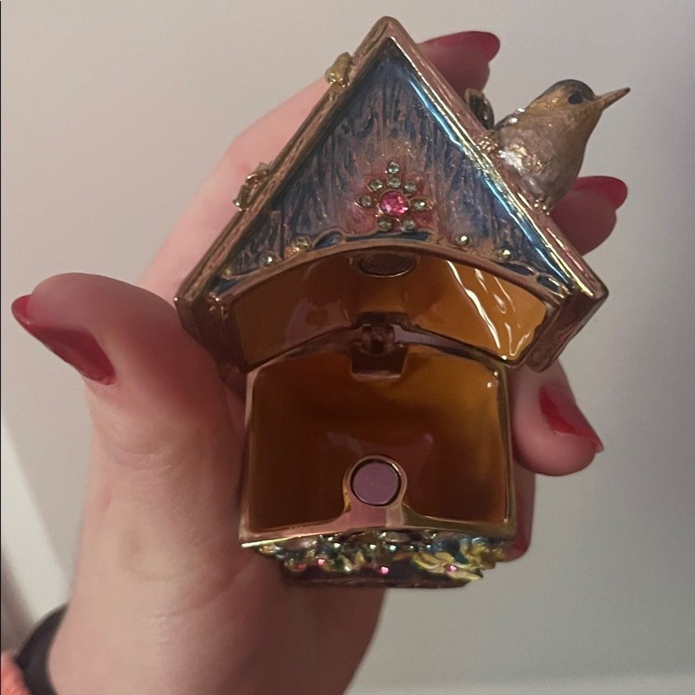 Decorative Birdhouse Trinket Box