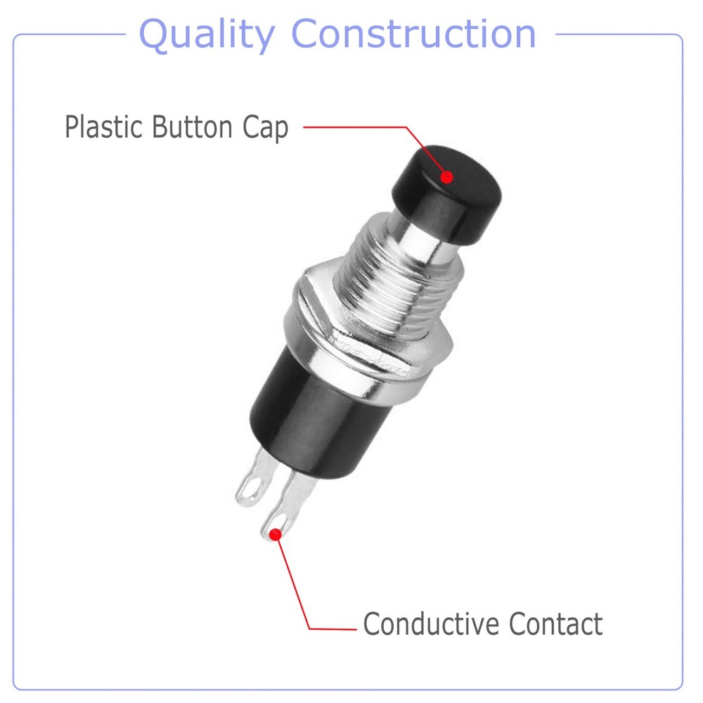 Push Button Red Green Yellow Switch Momentary On Off Push Button