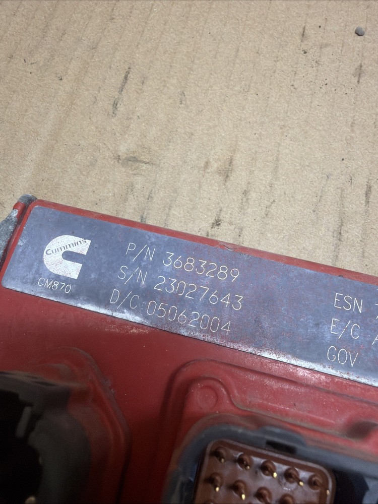Cummins CM870 ECM Electronic Control Module 3683289