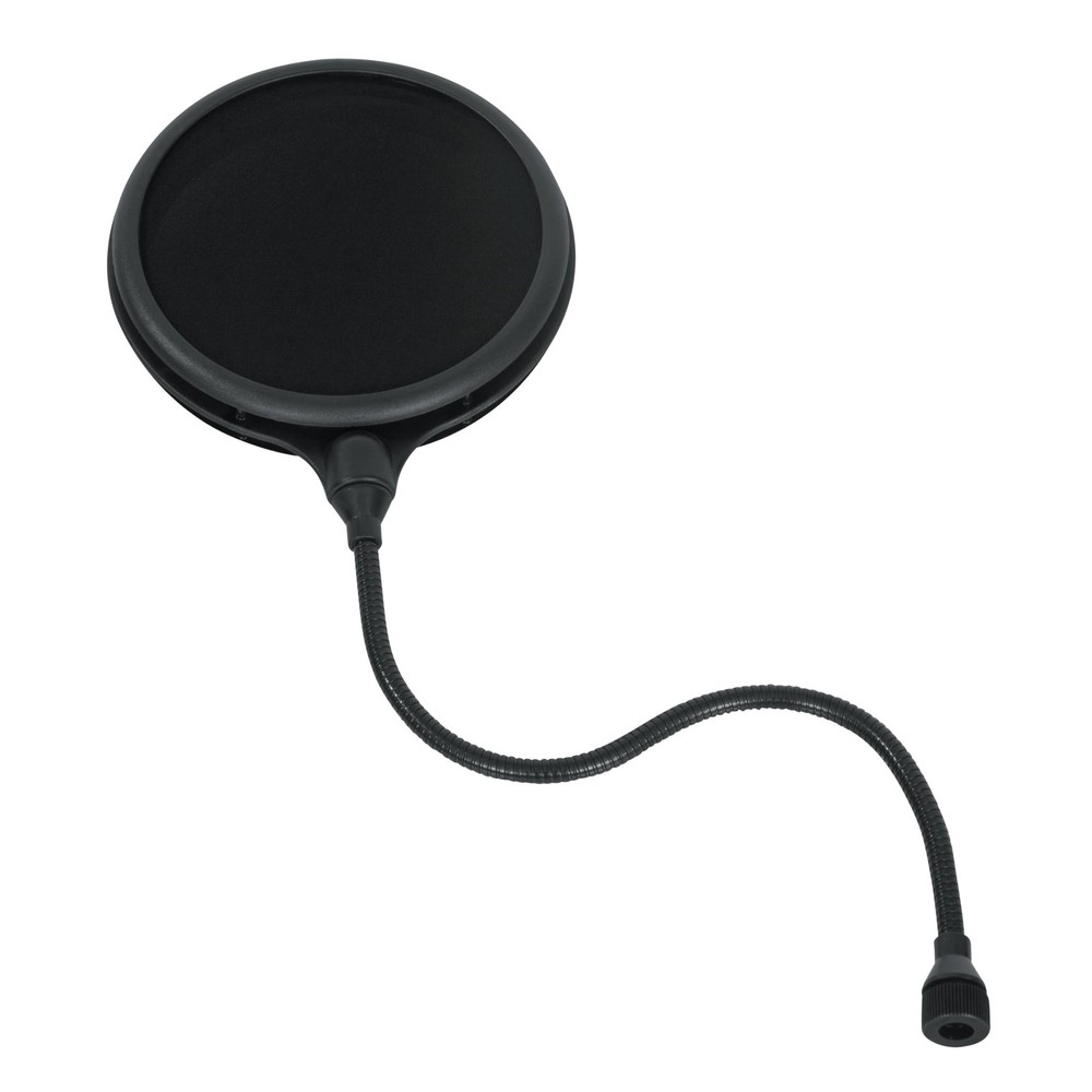 Gator Frameworks Split Level Double Layered Pop Filter with Attachment Black