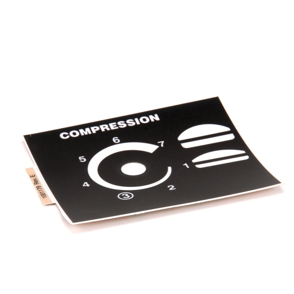 Antunes Label, Compression, 1001179 - Genuine OEM Replacement Part