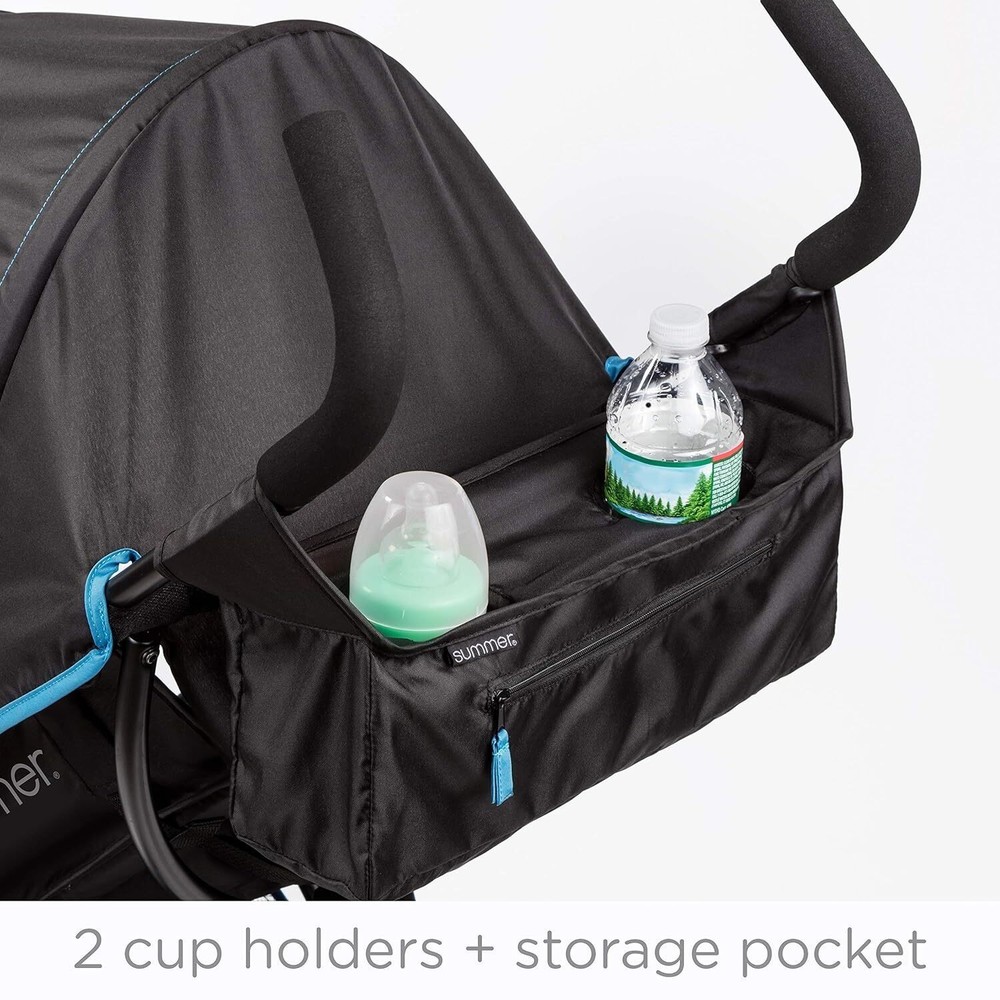 Stroller Lightweight Infant Stroller with Compact Fold Multi-Position Recline