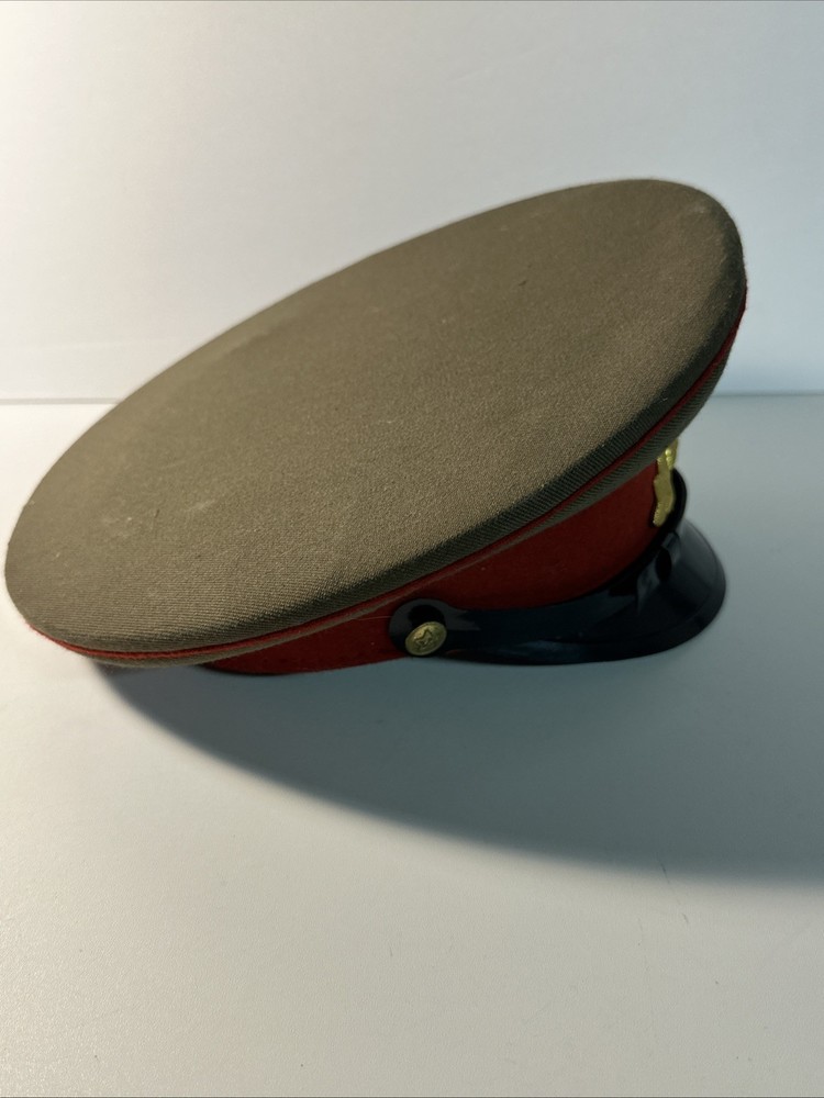 vintage Soviet Army officer's visor cap 1992 Size 56