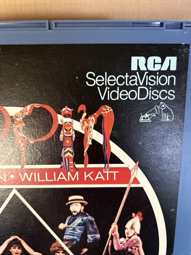 Pippin RCA Ben Vereen William Kat SelectaVision - CED VideoDisc