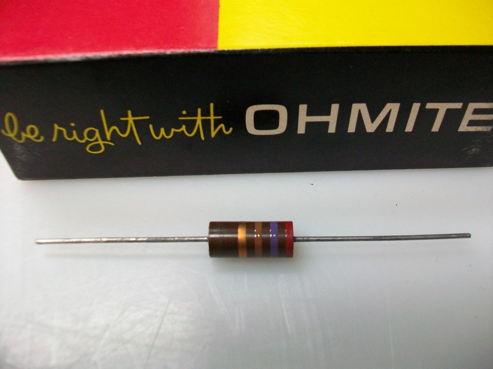 OHMITE 270 OHM 2 WATT CARBON COMP. RESISTOR