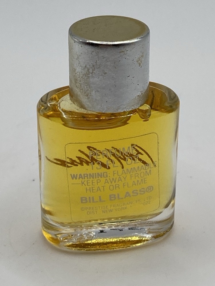 Vintage Bill Blass Mini Perfume Full Bottle .13 oz Splash Sample