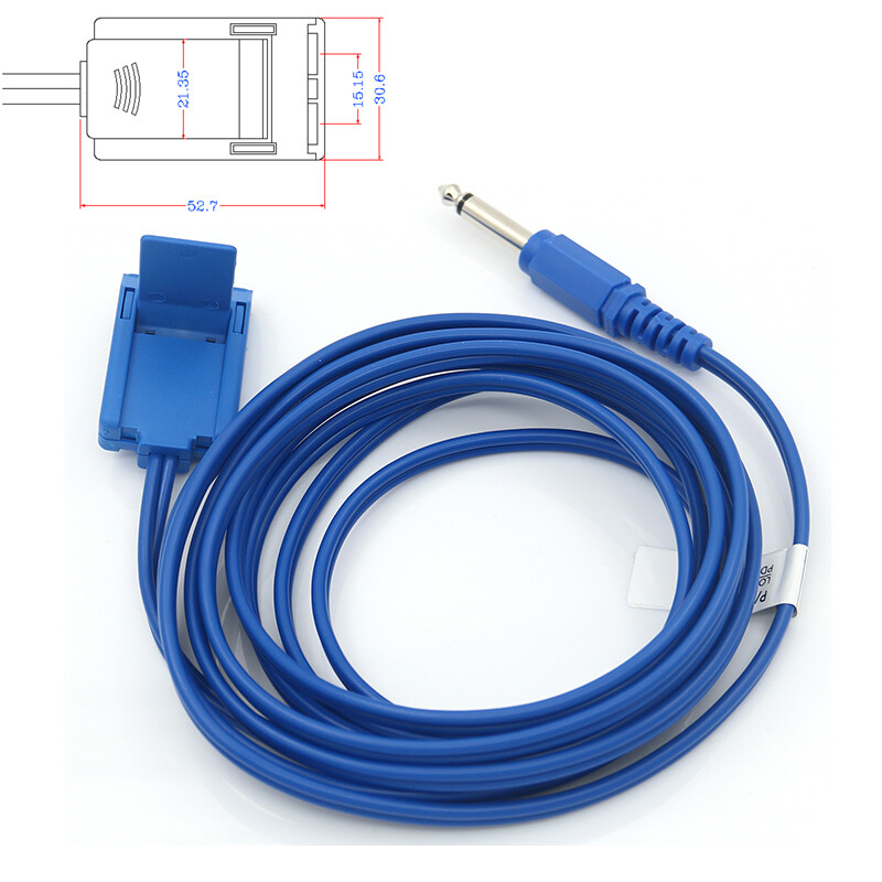 Many Plug Types Electrosurgical Electrode Negative Plate Connection Cable