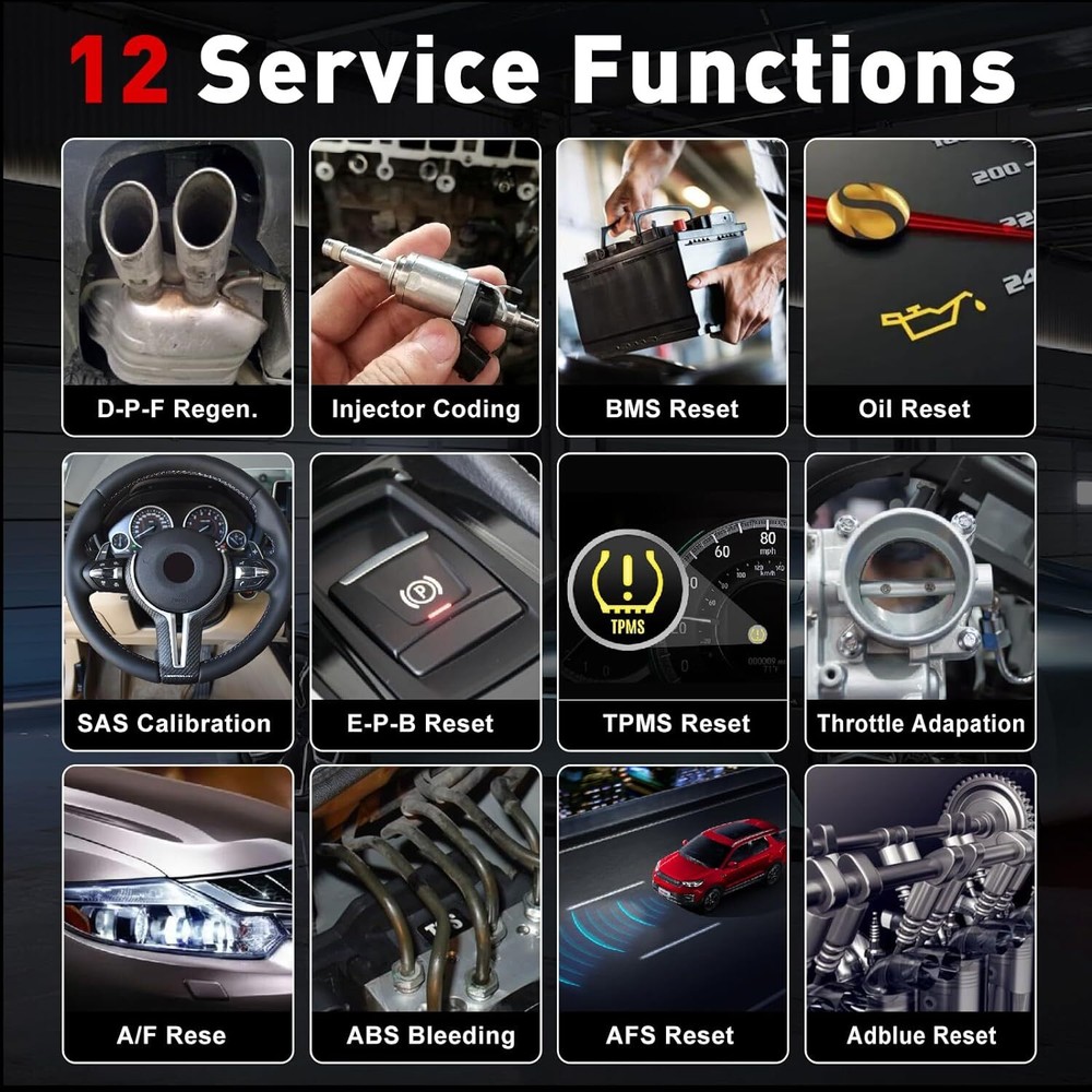 LAUNCH CRP129i OBD2 Scanner ABS SRS Car Diagnostic Tool TCM Engine Code Reader