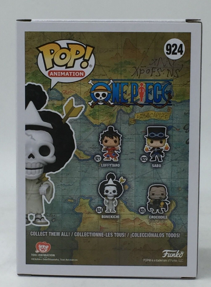 Funko Pop! Animation One Piece Bonekichi #924 With Pop Protector