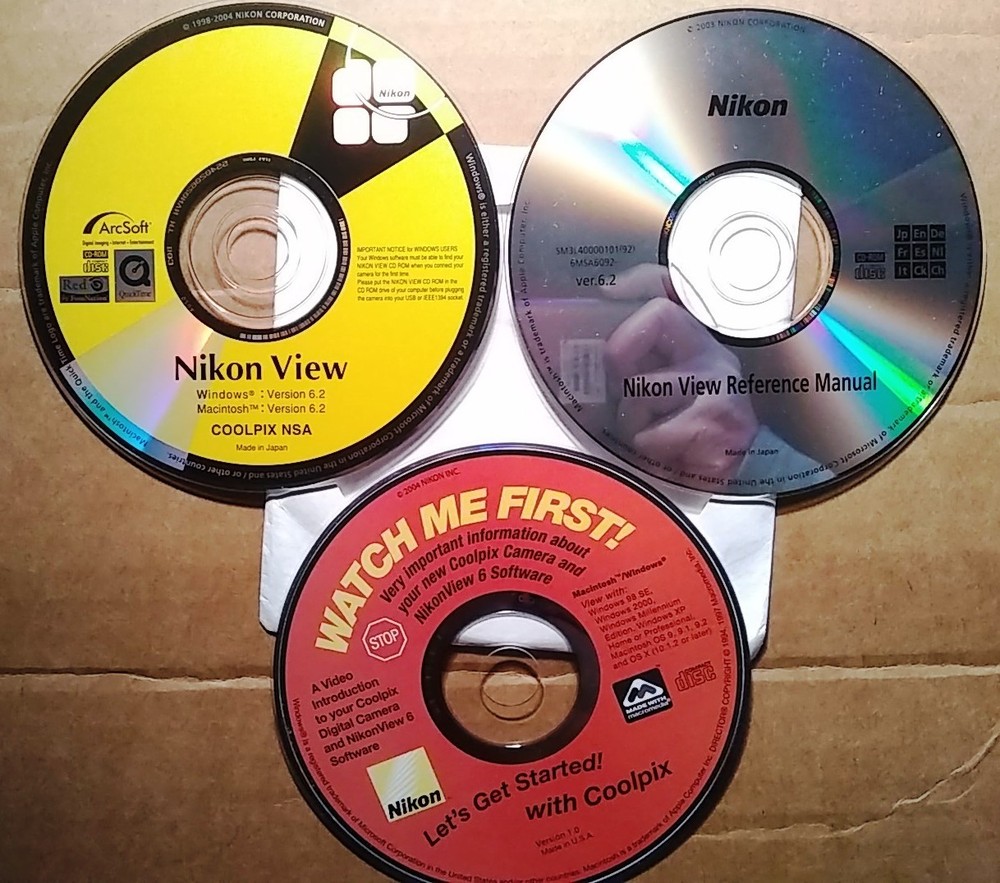 Nikon View Version 6.2 for Windows & Mac