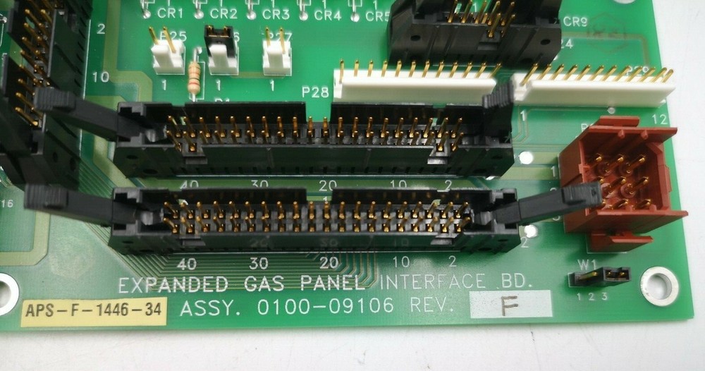 Applied Materials 0100-09106 Rev F Expanded Gas Panel Interface BD PCB Board