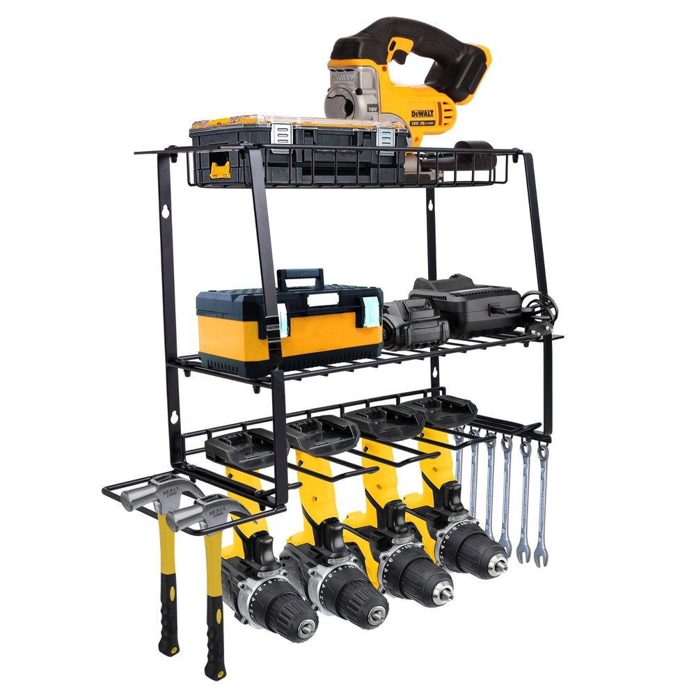 Power Tool Organizer Wall Mount - Tool Organizer with Drill Holder
