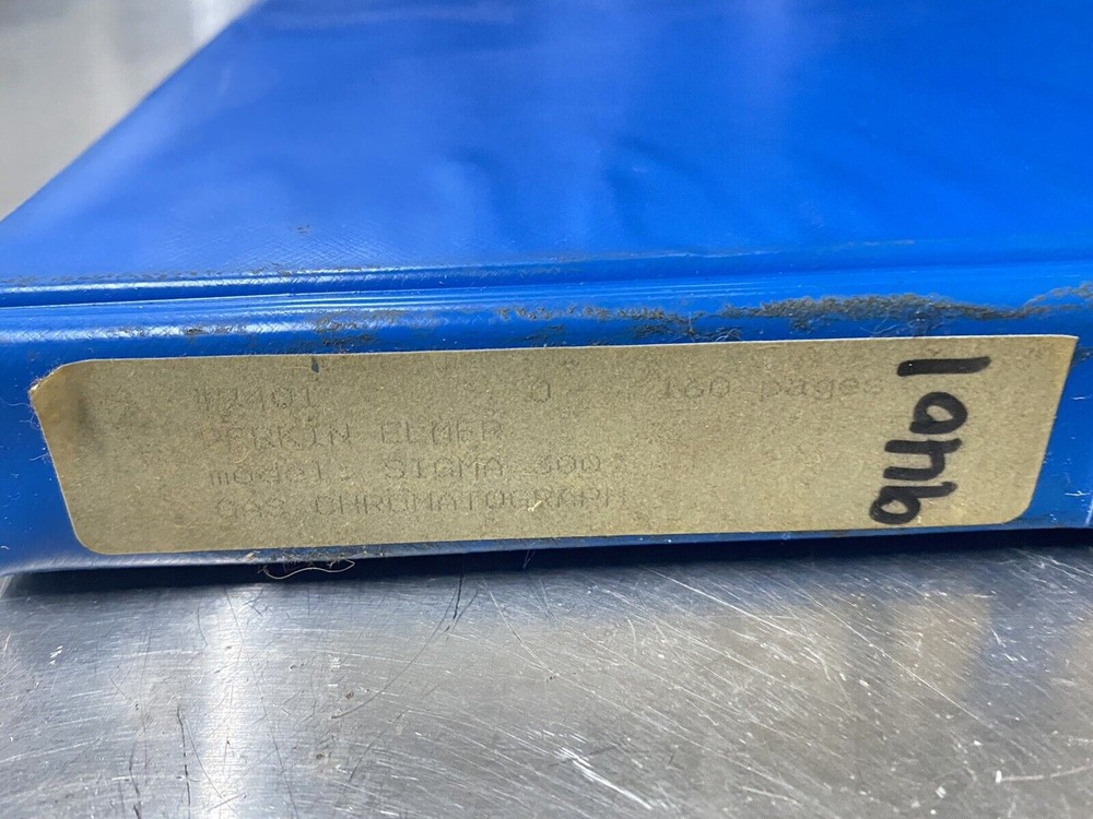 Perkin Elmer Sigma 300 Gas Chromatograph - Users Guide / Instructions Manual