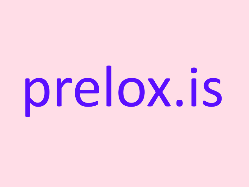 prelox.is - domain name