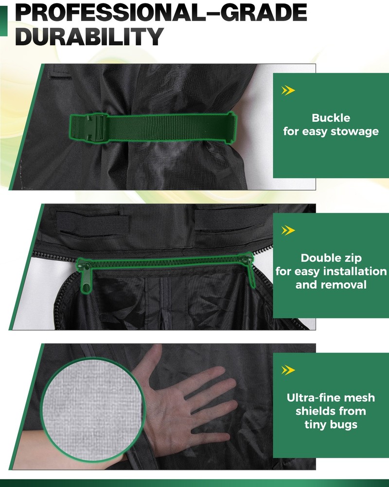 Van Bug Screen w/Privacy Panel Fit Mercedes Sprinter 2007-ON High Roof Side Door