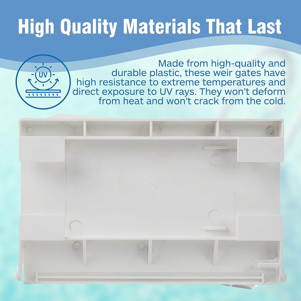 Exact Replacement 516252 White Weir Gate Assembly - Compatible with Bermuda Guni