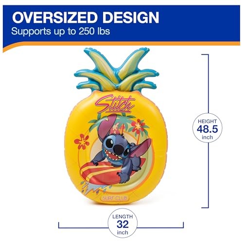 Stitch Oversized Pool Float, Inflatable Pool Floats & Kids Stitch Pool Float