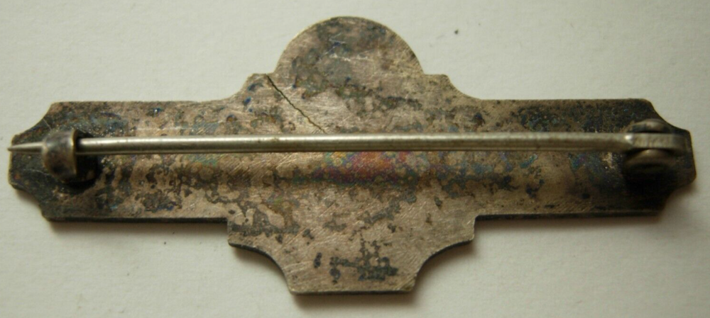 WW1 Coast Artillery "Marksman A" Silver Badge - CAC Corps - PB