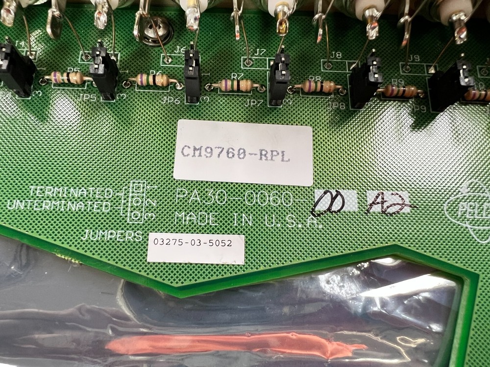 NEW PELCO MATRIX REAR PANEL SINGLE BAY LOOPING-128 CM9760-RPL