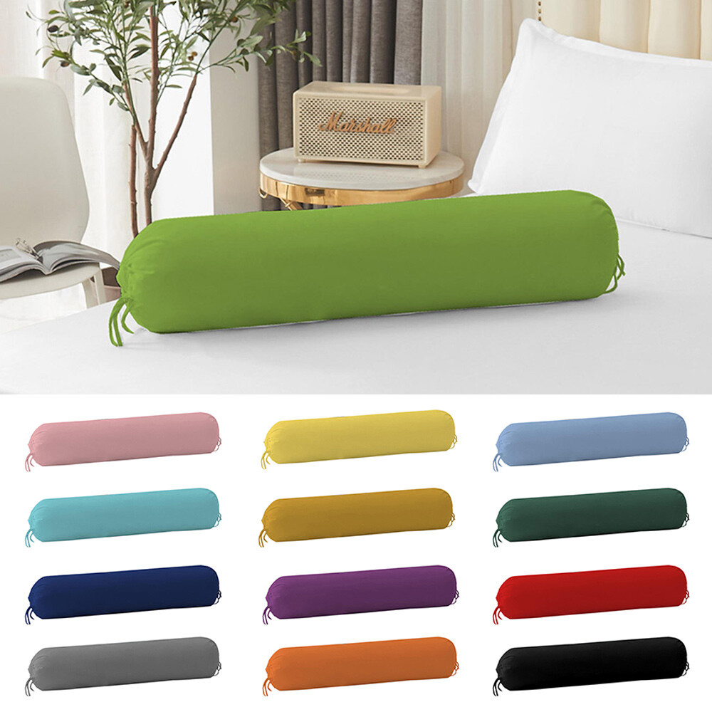2Pack Bolster Cylindrical Long Cushion Cover Throw Pillow Case Pillowslips Decor
